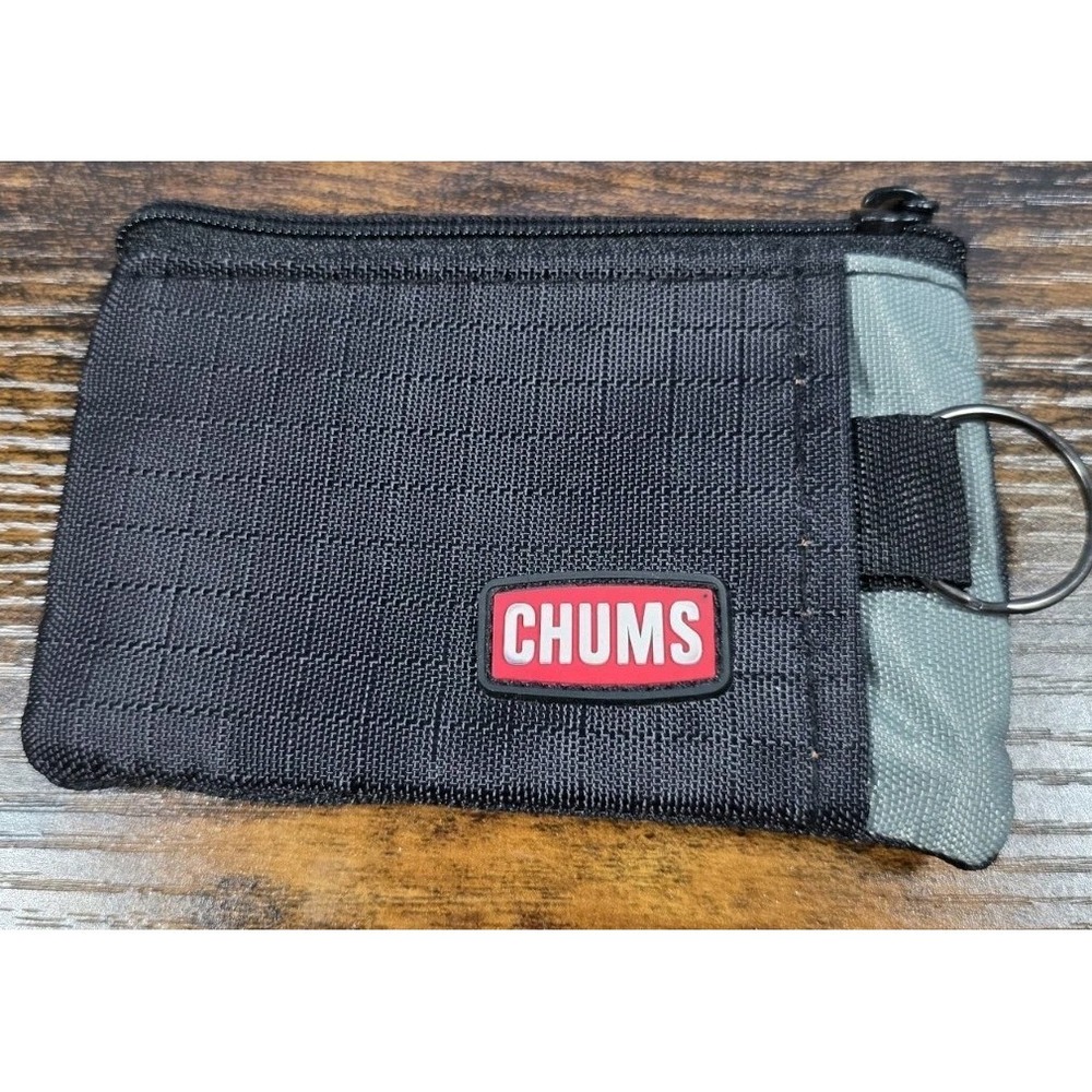Chums Surfshorts Wallet Beach Summertime Hiking Gorpcore Black Travel Wallet